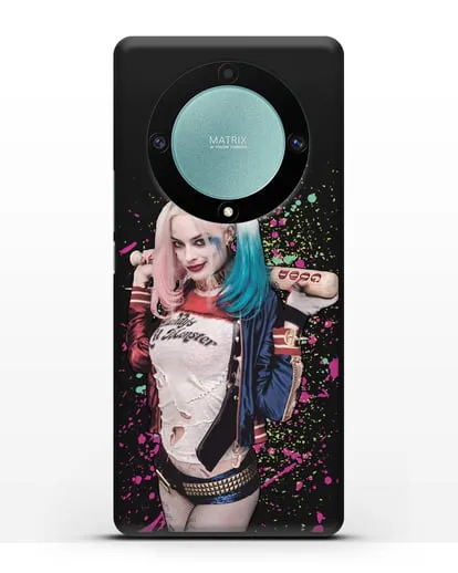 Чехол с иллюстрацией Харли Квинн силиконовый для Honor X9a