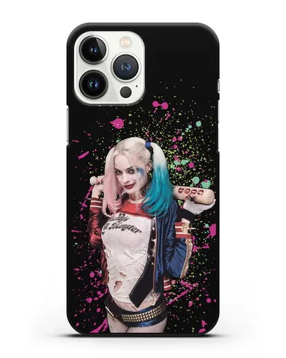 Чехол с иллюстрацией Харли Квинн силиконовый для iPhone 13 Pro Max