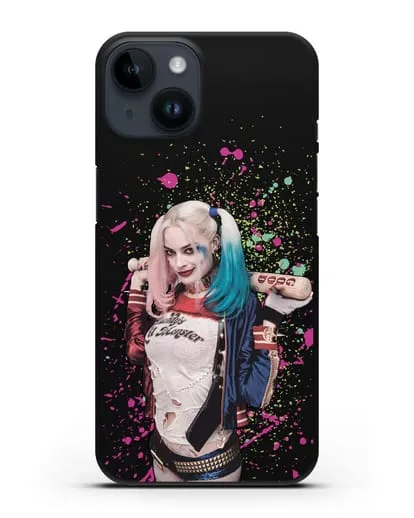 Чехол с иллюстрацией Харли Квинн силиконовый для iPhone 14
