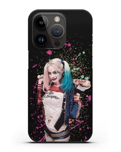 Чехол с иллюстрацией Харли Квинн силиконовый для iPhone 14 Pro