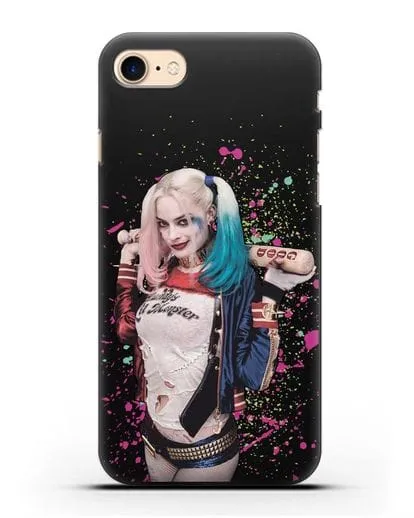 Чехол с иллюстрацией Харли Квинн силиконовый для iPhone 8