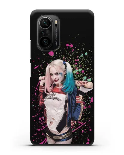 Чехол с иллюстрацией Харли Квинн силиконовый для Xiaomi Poco F3 Pro