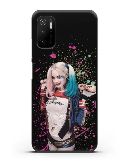 Чехол с иллюстрацией Харли Квинн силиконовый для Xiaomi Poco M3 Pro