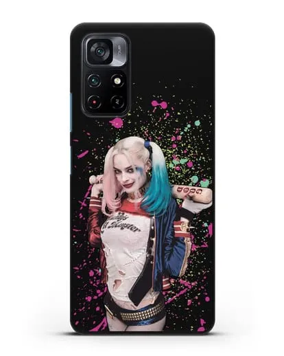 Чехол с иллюстрацией Харли Квинн силиконовый для Xiaomi Poco M4 Pro 5G