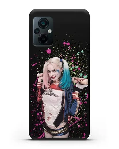 Чехол с иллюстрацией Харли Квинн силиконовый для Xiaomi Poco M5