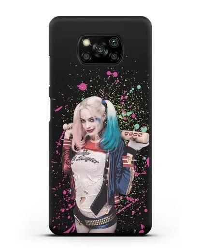 Чехол с иллюстрацией Харли Квинн силиконовый для Xiaomi Poco X3
