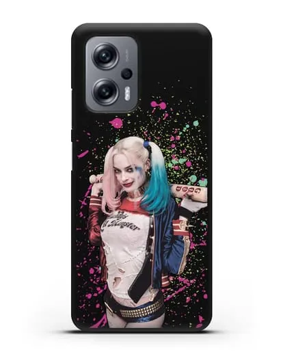 Чехол с иллюстрацией Харли Квинн силиконовый для Xiaomi Poco X4 GT