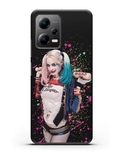 Чехол с иллюстрацией Харли Квинн силиконовый для Xiaomi Poco X5