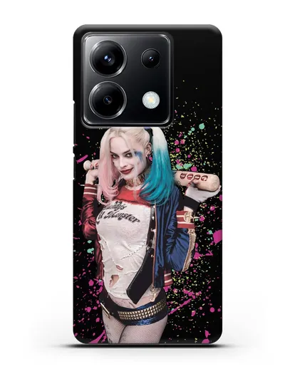 Чехол с иллюстрацией Харли Квинн силиконовый для Xiaomi Poco X6