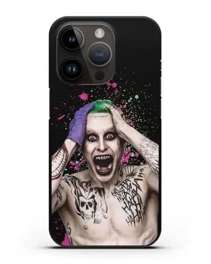 Чехол с иллюстрацией Джокер силиконовый для iPhone 14 Pro