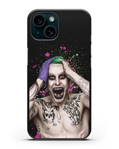Чехол с иллюстрацией Джокер силиконовый для iPhone 15