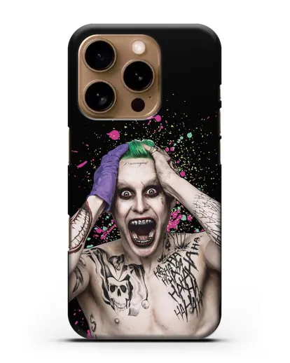 Чехол с иллюстрацией Джокер силиконовый для iPhone 16 Pro