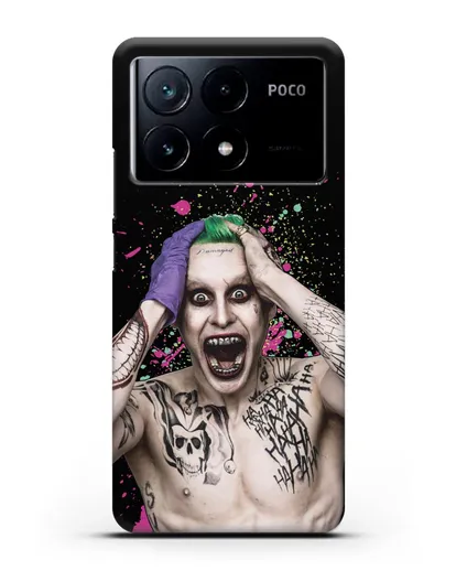 Чехол с иллюстрацией Джокер силиконовый для Xiaomi Poco X6 Pro