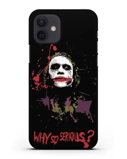 Чехол с картинкой Джокер Готэм силиконовый для iPhone 12
