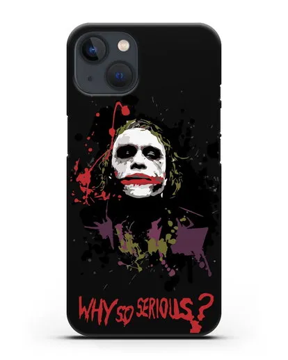 Чехол с картинкой Джокер Готэм силиконовый для iPhone 13