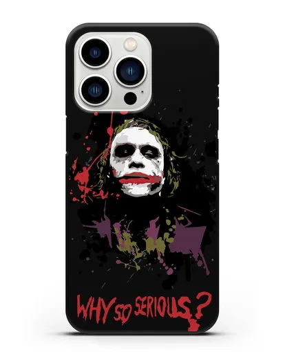 Чехол с картинкой Джокер Готэм силиконовый для iPhone 13 Pro