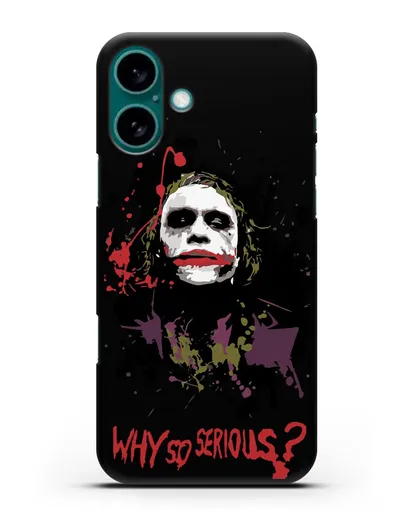 Чехол с картинкой Джокер Готэм силиконовый для iPhone 16 Plus