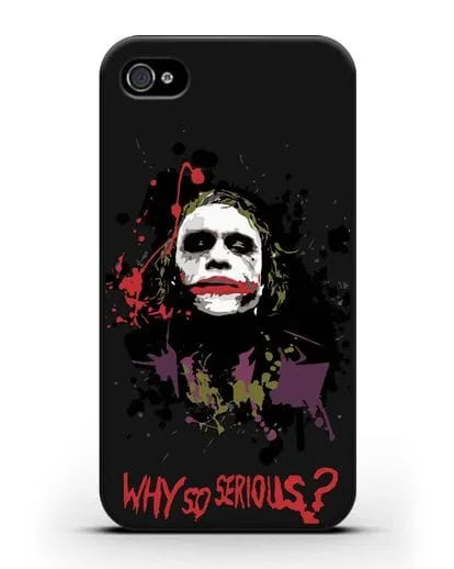 Чехол с картинкой Джокер Готэм силиконовый для iPhone 4/4s
