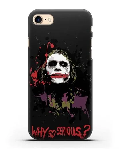 Чехол с картинкой Джокер Готэм силиконовый для iPhone 8
