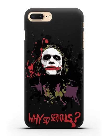 Чехол с картинкой Джокер Готэм силиконовый для iPhone 7 Plus