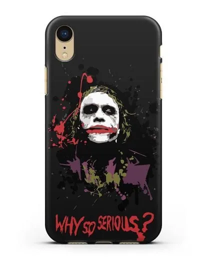 Чехол с картинкой Джокер Готэм силиконовый для iPhone XR