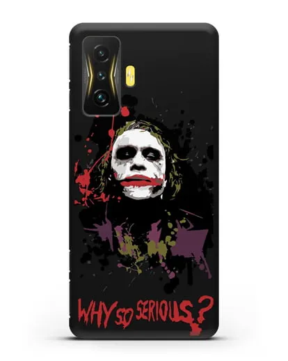 Чехол с картинкой Джокер Готэм силиконовый для Xiaomi Poco F4 GT