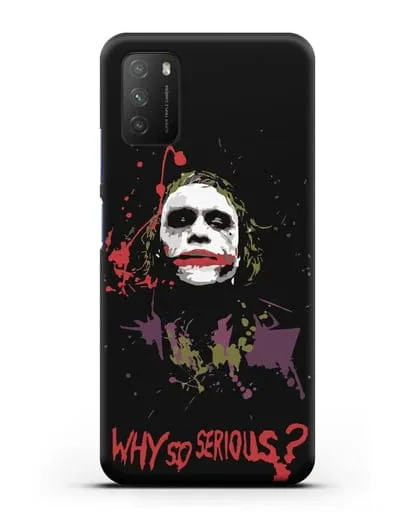 Чехол с картинкой Джокер Готэм силиконовый для Xiaomi Poco M3