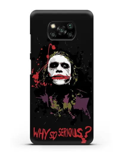 Чехол с картинкой Джокер Готэм силиконовый для Xiaomi Poco X3 Pro
