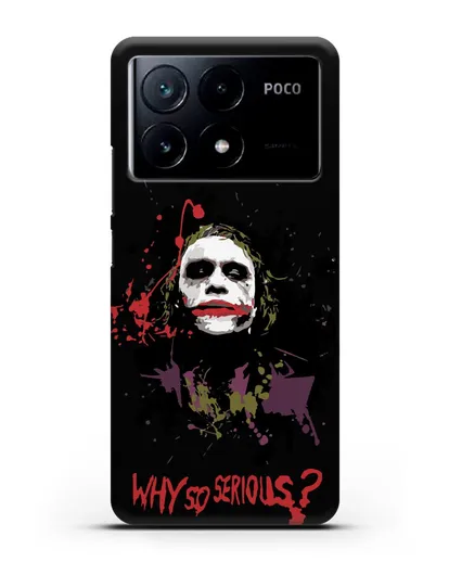 Чехол с картинкой Джокер Готэм силиконовый для Xiaomi Poco X6 Pro