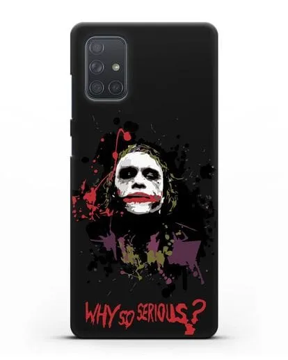 Чехол с картинкой Джокер Готэм силиконовый для Samsung Galaxy A71 [SM-A715F]