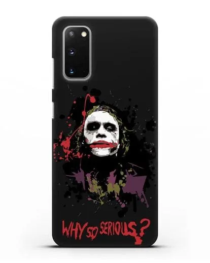 Чехол с картинкой Джокер Готэм силиконовый для Samsung Galaxy S20 [SM-G980F]