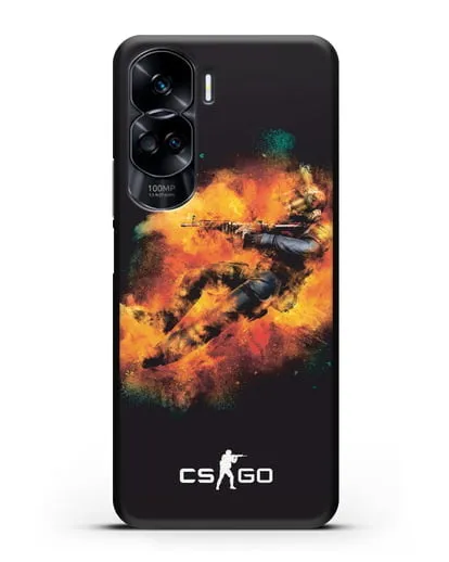 Чехол Counter-Strike спецназ силиконовый для Honor 90 Lite