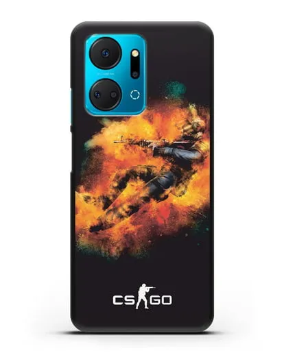 Чехол Counter-Strike спецназ силиконовый для Honor X7a Plus
