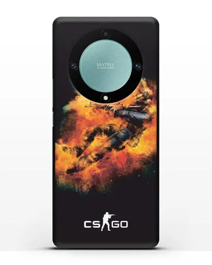 Чехол Counter-Strike спецназ силиконовый для Honor X9a