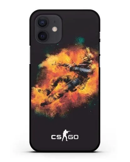 Чехол Counter-Strike спецназ силиконовый для iPhone 12