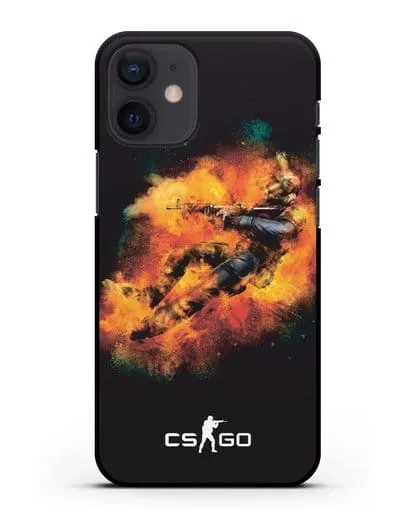 Чехол Counter-Strike спецназ силиконовый для iPhone 12 mini