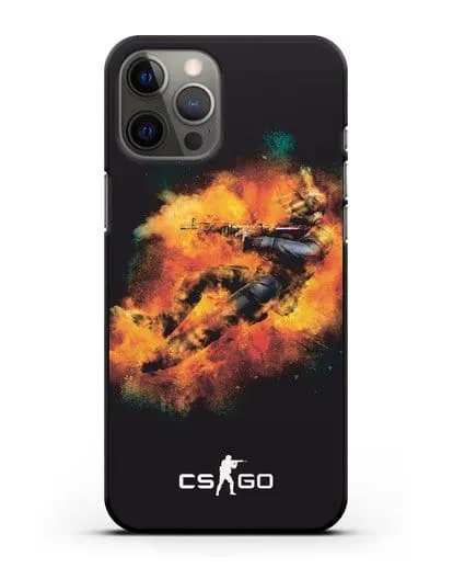 Чехол Counter-Strike спецназ силиконовый для iPhone 12 Pro Max
