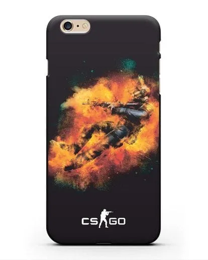 Чехол Counter-Strike спецназ силиконовый для iPhone 6s Plus