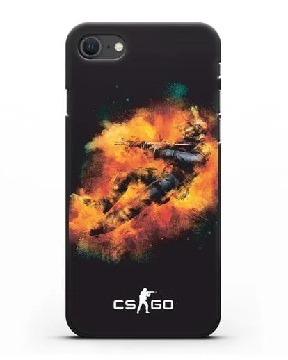 Чехол Counter-Strike спецназ силиконовый для iPhone SE 2020