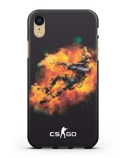 Чехол Counter-Strike спецназ силиконовый для iPhone XR