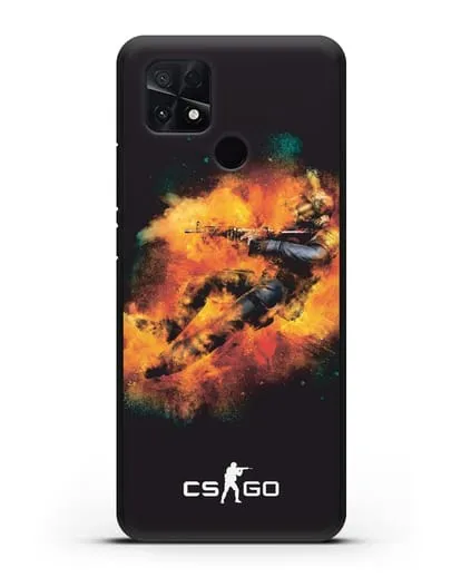 Чехол Counter-Strike спецназ силиконовый для Xiaomi Poco C40