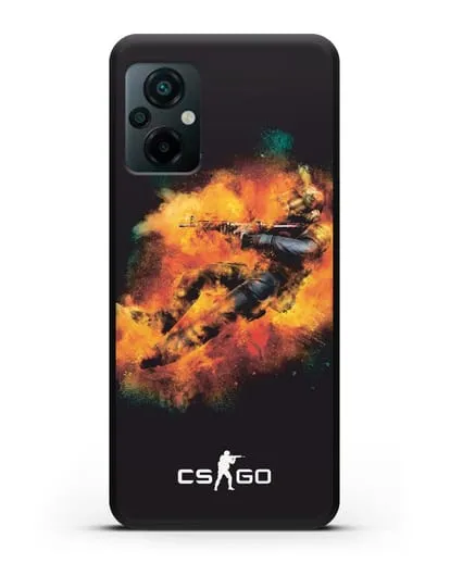 Чехол Counter-Strike спецназ силиконовый для Xiaomi Poco M5