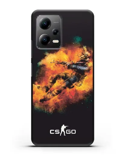 Чехол Counter-Strike спецназ силиконовый для Xiaomi Poco X5