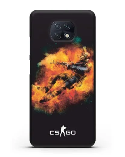 Чехол Counter-Strike спецназ силиконовый для Xiaomi Redmi Note 9T