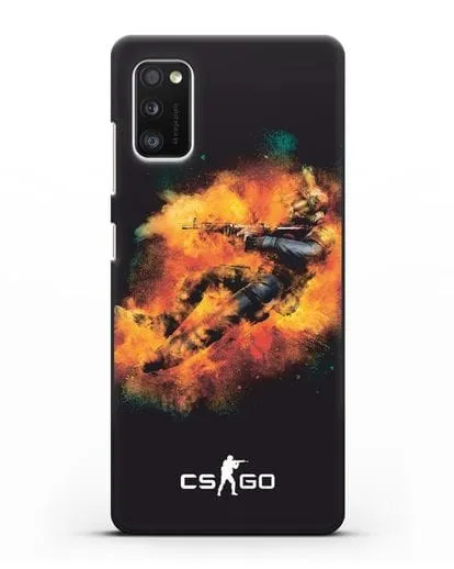 Чехол Counter-Strike спецназ силиконовый для Samsung Galaxy A41 [SM-A415F]