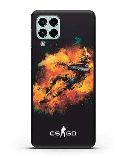 Чехол Counter-Strike спецназ силиконовый для Samsung Galaxy M53 [SM-M536]