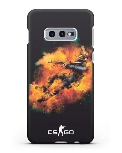 Чехол Counter-Strike спецназ силиконовый для Samsung Galaxy S10e [SM-G970F]
