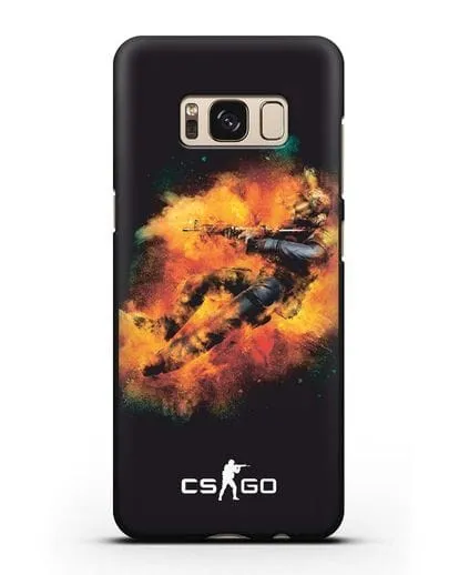 Чехол Counter-Strike спецназ силиконовый для Samsung Galaxy S8 [SM-950F]