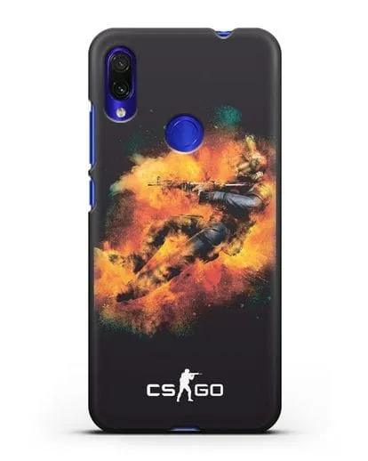 Чехол Counter-Strike спецназ силиконовый для Xiaomi Redmi Note 7
