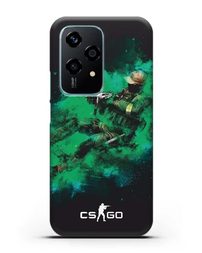 Чехол Counter-Strike GO террорист силиконовый для Honor 200 Lite